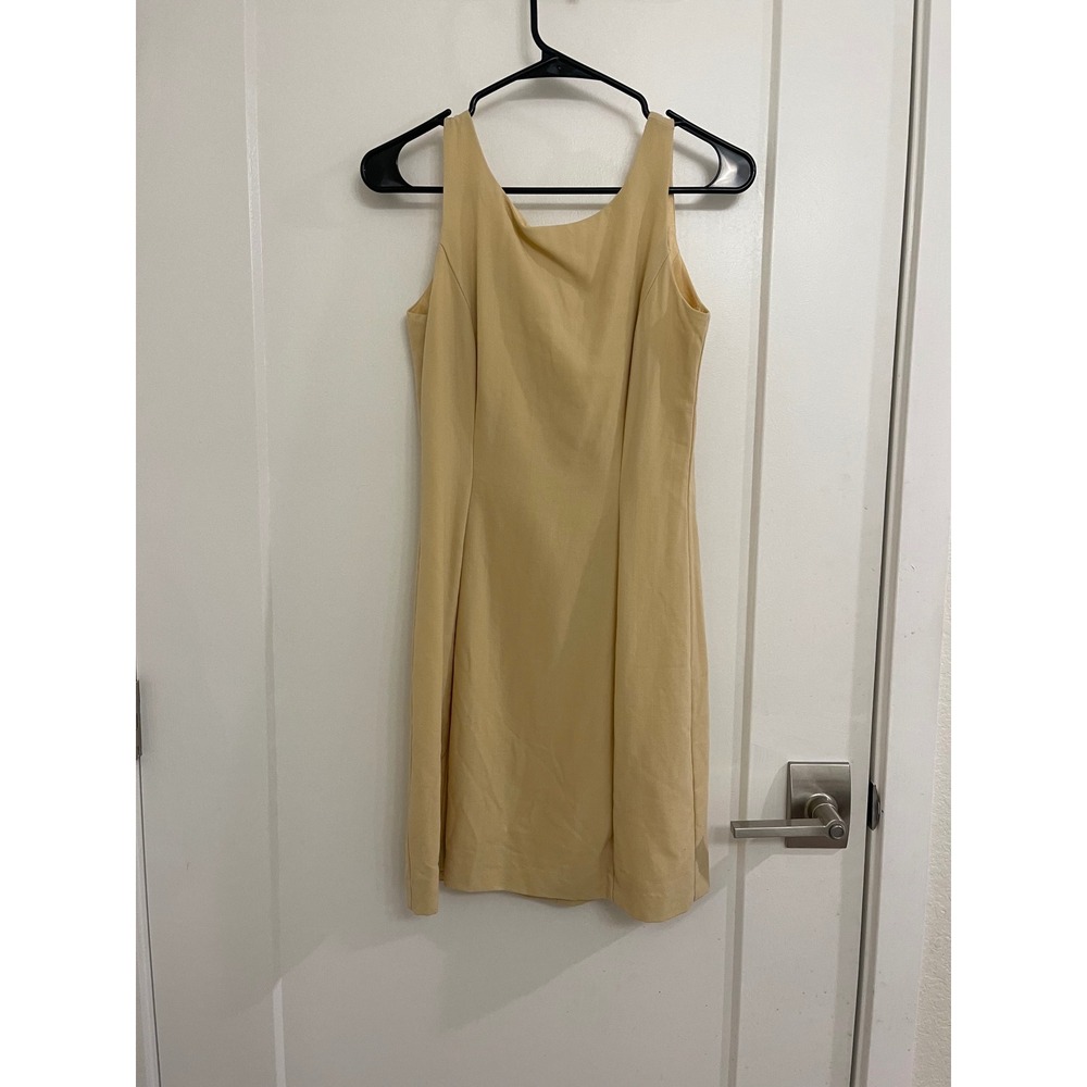 Vintage Laura Ashley Wool Yellow Mini Sundress Old Money‎ Preppy
